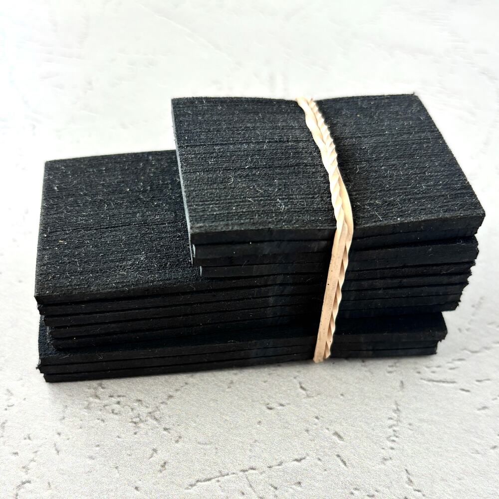 Billiards Cushion Rubber Facings End and Side Patch Set of 12 - 3.2mm